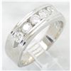 Image 3 : 0.92ctw Diamond Band - 14KT White Gold