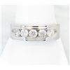 Image 6 : 0.92ctw Diamond Band - 14KT White Gold