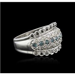 14KT White Gold 0.62ctw Diamond Ring