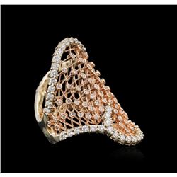 14KT Two-Tone Gold 1.63ctw Diamond Ring