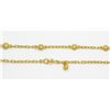 Image 4 : 0.35ctw Diamond Necklace - 24KT Yellow Gold