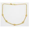 Image 5 : 0.35ctw Diamond Necklace - 24KT Yellow Gold