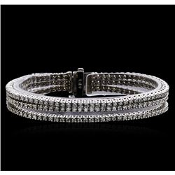 7.25ctw Diamond Bracelet - 14KT White Gold