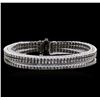 Image 1 : 7.25ctw Diamond Bracelet - 14KT White Gold