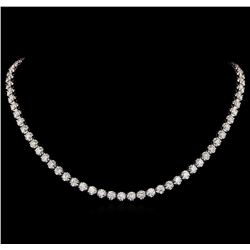 18KT White Gold 16.50ctw Diamond Necklace