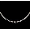 Image 2 : 18KT White Gold 16.50ctw Diamond Necklace