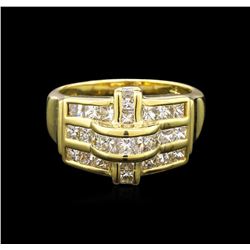 1.00ctw Diamond Ring - 18KT Yellow Gold