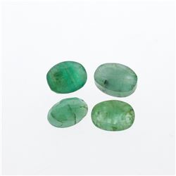 4.74cts. Oval Cut Natural Emerald Parcel