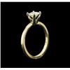 Image 3 : 0.55ct Yellow Diamond Solitaire Ring - 18KT Yellow Gold