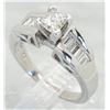 Image 2 : .95ctw Diamond Ring - 14KT White Gold