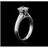 Image 3 : Platinum 0.93ctw Diamond Ring