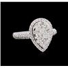 Image 1 : 1.08ctw Diamond Ring - 14KT White Gold