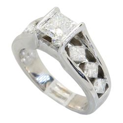 1.76ctw Diamond Ring - 14KT White Gold