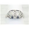 Image 4 : 0.96ctw Vintage Diamond Ring - 20KT White Gold