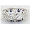 Image 8 : 0.96ctw Vintage Diamond Ring - 20KT White Gold