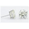 Image 8 : 6.09ctw Diamond Earrings - 14KT White Gold