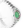 Image 2 : Rolex Stainless Steel 1.00ctw Diamond and Emerald DateJust Ladies Watch