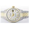 Image 3 : Rolex Two-Tone Diamond DateJust Men's Watch