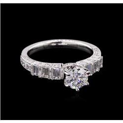 1.53ctw Diamond Ring - 18KT White Gold