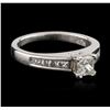 Image 1 : Platinum 1.00ctw Diamond Ring