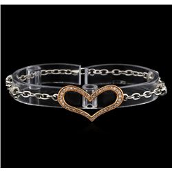 0.29ctw Diamond Bracelet - 14KT White Gold