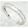 Image 5 : 0.40ctw Diamond Band - 14KT White Gold