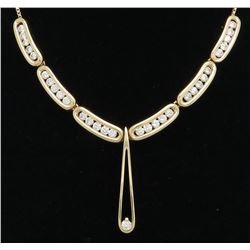 2.43ctw Diamond Necklace - 14KT Yellow Gold