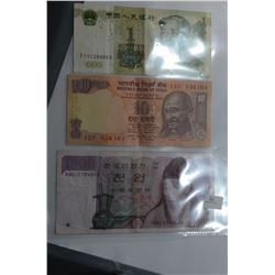 #161-PACK OF 3 INTERNATIONAL BILLS.