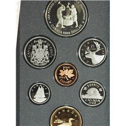 #165-ROYAL MINT CONDITION 1988 SILVER DOLLAR AND