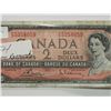 Image 1 : #175-1954 CANADIAN 2 DOLLAR BILL.