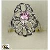 Image 1 : #119-ST. SILVER CUBIC ZIRCONIA RING
