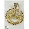 Image 1 : #132-10K YELLOW GOLD #1 MOM PENDANT(1.4G)