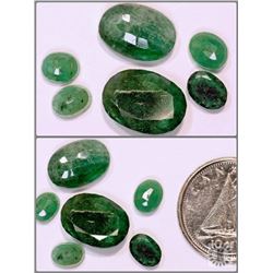 #12-GENUINE EMERALD GEMSTONES APPROX. 8.6CT