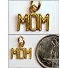 Image 1 : #18-10K YELLOW GOLD "MOM" PENDANT (0.48G)