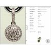 Image 1 : #21-14K WHITE GOLD DIAMOND PENDANT W/COA