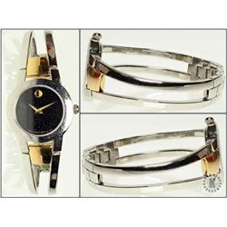 #49-MOVADO LADY'S AMOROSA TWO-TONE WATCH