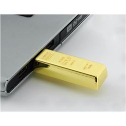 NEW GOLD BAR DESIGN 256GB USB FLASH DRIVE