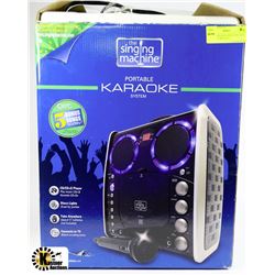 THE SINGING MACHINE PORTABLE KARAOKE MACHINE