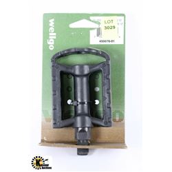 WELLGO JUNIOR BIKE PEDALS WITH REFLECTORS - 1/2"
