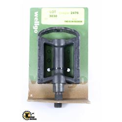 WELLGO JUNIOR BIKE PEDALS WITH REFLECTORS - 1/2"