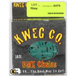 KWEG CO. 102 LINK PREMIUM BMX CHAIN - 1/2" X 3/32"