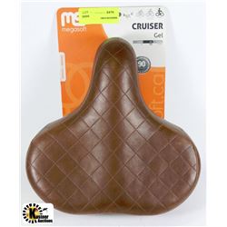 MEGASOFT UNISEX PREMIUM GEL CRUISER SEAT RETAIL $59.95