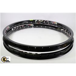 SUNRINGLE ENVY 16" DUAL WALL BMX RIM - BLACK X2