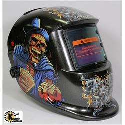 NEW SOLAR POWERED AUTO DARKENING WELDING HELMET