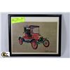 Image 1 : FRAMED ANTIQUE CAR PICTURE 1906 MAXWELL