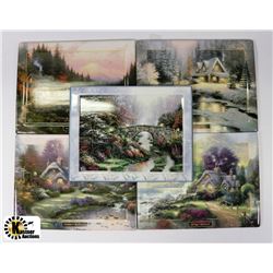 LOT OF 5 THOMAS KINKADE COLLECTOR PLATES