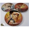 Image 1 : LOT OF 3 ELVIS PRESLEY COLLECTOR PLATES INCLUDING