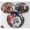 Image 1 : LOT OF 3 ELVIS PRESLEY COLLECTOR PLATES INCLUDING