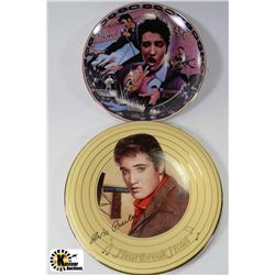 LOT OF 2 ELVIS PRESLEY COLLECTOR PLATES INCLUDING