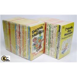 TWO BUNDLES OF DENNIS THE MENACE BOOKS